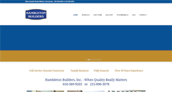 Desktop Screenshot of hambletonbuilders.com